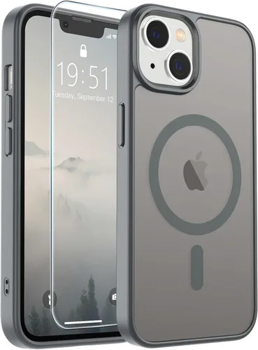 Vista 66 de SUPFINE Funda magnética para iPhone SE 2022 (3ª)/2020 (2ª), iPhone 8 (compatible con MagSafe) (protección contra caídas de grado militar), funda