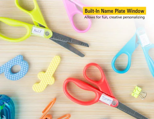 Vista 5 de Stanley Guppy tijeras para niños de 5 pulgadas, Colores Variados