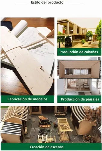 Vista 8 de Paquete de 12 varillas cuadradas de madera de 1/2 x 1/2 x 12 pulgadas, madera natural sin terminar para Cricut, hacer modelos de casa, avión, barco