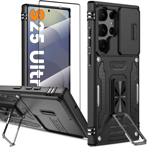 Vista 73 de Funda magnética para Samsung Galaxy Note 20 Ultra con soporte de anillo [con protector de pantalla] [Compatible con carga inalámbrica MagSafe] Funda