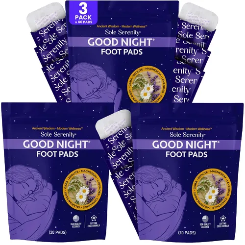 Vista 12 de Sole Serenity Foot Pads - Mineral de Zeolita, Raíz de Jengibre, Ajenjo, Vinagre de Bambú, Spa para Pies con Pies Adoloridos (Paquete de 2)