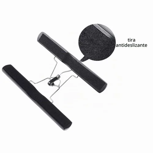 Vista 5 de Colgador de extensión de cabello con bolsa de almacenamiento extra larga, kit de soporte de extensión Double Side Anti-Slip Hair Extension Holder