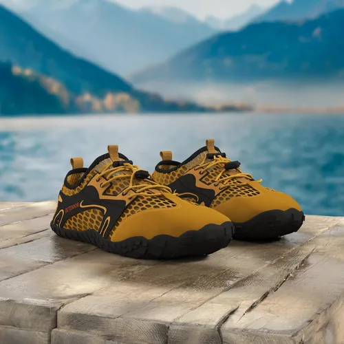 Vista 2 de AFT AFFINEST Zapatos acuáticos para hombre y mujer, zapatos acuáticos de secado rápido, zapatos de playa descalzos para natación, piscina, yoga