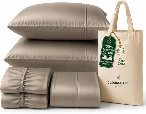 Vista 87 de CLOUDSCAPE LINEN Sábanas de cama individuales de lujo 100% algodón egipcio 01. blanco
