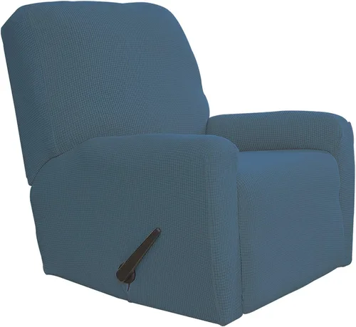 Vista 43 de Easy-Going Funda Elástica para Sofá Reclinable Cobertor de Sofá 4 Piezas Protector de Muebles Sofá Suave con Fondo Elástico Poliéster Spandex Tela