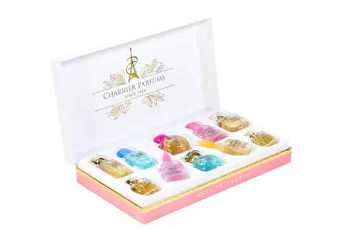Vista 8 de Charrier Parfums - Caja de regalo de 10 Eaux de Parfum - Colección Précieuse - 2.0 fl oz - Fabricado en Provenza, Francia