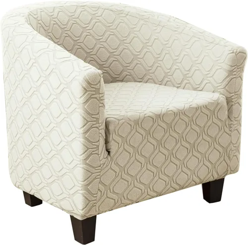Vista 23 de MIFXIN - Funda elástica para silla de bañera de terciopelo de alta elasticidad, cubierta de silla de club, cubierta de sillón de elastano, cubierta