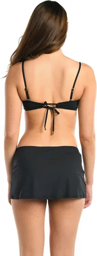 Vista 4 de La Blanca Women's Island Goddess Asymmetrical Skirted Swimsuit Bottom