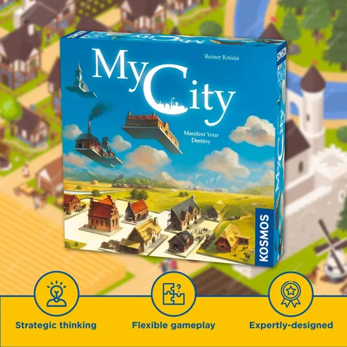 Vista 6 de Thames & Kosmos Mi Ciudad Apto para toda la familia Juego de mesa legado Kosmos Games De 2 a 4 jugadores A partir de 10 años Diseñador