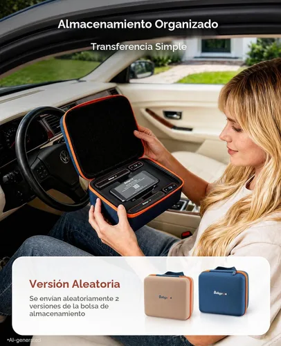 Vista 9 de Babyvue BV6PRO - Monitor de bebé inalámbrico con cámara dual para coche