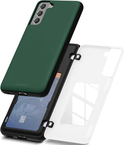 Vista 102 de GOOSPERY Funda tipo cartera para Samsung Galaxy S22 Ultra, [tarjetero] parachoques magnético de puerta con cierre automático, cubierta protectora