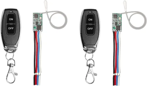 Vista 9 de QIACHIP Interruptor de Control Remoto RF Inalámbrico Universal de 433MHz DC 6V 12V 24V 1CH Canal Relé Interruptores de Control Remoto RF Inalámbrico