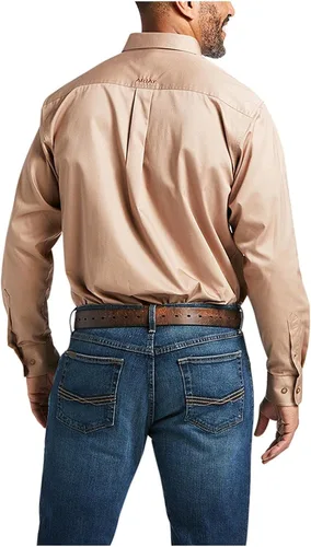 Vista 2 de ARIAT 10000505 - Camiseta de manga larga para hombre, color caqui