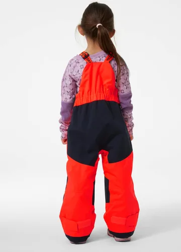 Vista 4 de Helly-Hansen Pantalones de esquí unisex para niños, con aislamiento, impermeables, resistentes al viento, transpirables, babero