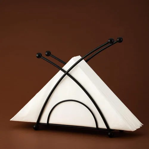 Vista 8 de Servilleteros de acero inoxidable para mesas - Servilleteros para cocina, servilleteros de mesa, servilleteros de cóctel, moderno servilletero