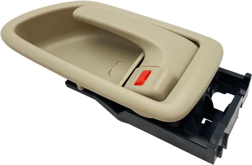 Vista 4 de Cheriezing - Manija de puerta interior, beige, parte delantera trasera izquierda y derecha Compatible con Avalon 2000-2004, Tundra 2004-2006
