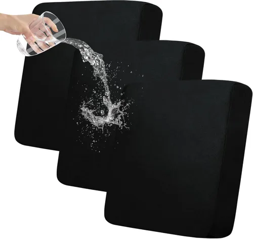 Vista 33 de Easy-Going Funda de cojín 100% impermeable para asiento de sofá, funda de cojín elástica de muebles, para niños, mascotas, cojín de sofá biplaza