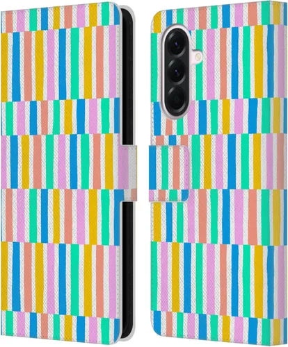 Vista 293 de Head Case Designs Officially Licensed Ninola Brushstrokes Multi Colorful Leather Wallet Case Compatible with Samsung Galaxy A07 4G