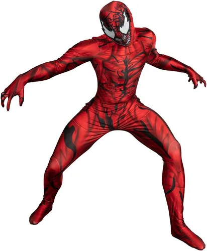 Vista 3 de Y171 Disfraz de superhéroe de cosplay para adultos disfraz de elastano unisex Rojo