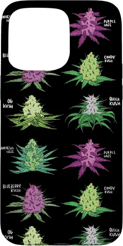 Vista 31 de Weed Pattern Kind of Weed Pot Stoner Marihuana Cannabis Leaf Case para iPhone 17