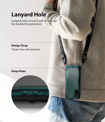 Vista 6 de Ringke Fusion-X - Funda compatible con Xiaomi Redmi Note 10, Redmi Note 10S, parte trasera transparente, resistente, a prueba de golpes, TPU
