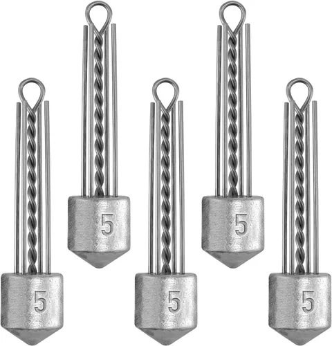 Vista 10 de Dr.Fish Paquete de 5 Spider Surf Pesca Sputnik Sinker 1oz-8oz Agua Salada Beach Casting Sea Bottom Holder