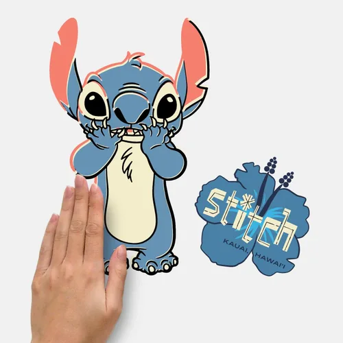 Vista 4 de Calcomanías para pared de RoomMates Disney Stitch Surf's Up (despegar y pegar) de RoomMates, RMK5367SCS
