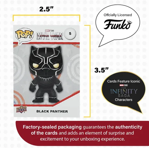 Vista 6 de UCC Distributing Funko Pop Marvel - Caja de tarjetas coleccionables (24 paquetes por caja/sellada de fábrica)