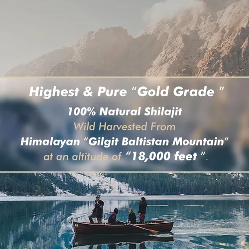Vista 8 de Shilajit - Shilajit de resina pura del Himalaya, grado dorado, 100 % puro, con ácido fúlvico y complejo de minerales traza de 85 + para energía