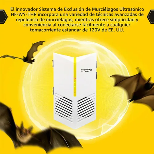 Vista 4 de Sistema ultrasónico de exclusión de murciélagos (1 unidad repelente de murciélagos)