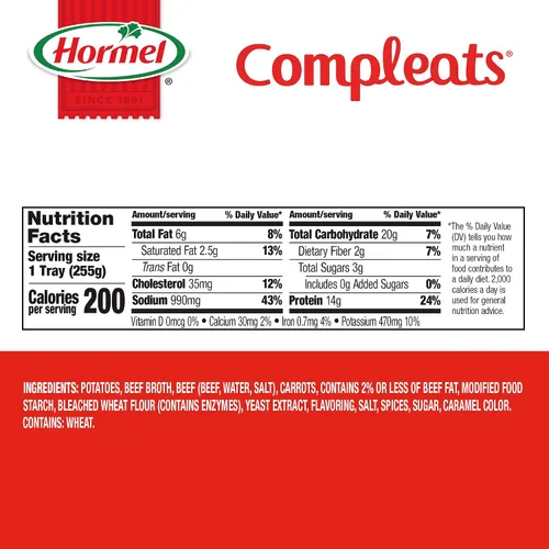Vista 2 de HORMEL COMPLEATS - Solo de res para microondas, 9 onzas (paquete de 6)