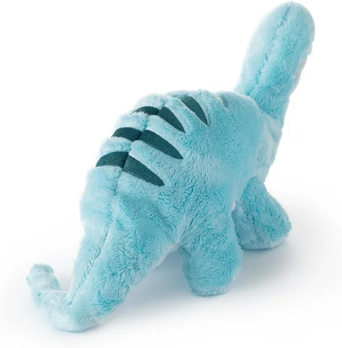 Vista 4 de The Petting Zoo ZOOLOGEE - Peluche de animal de peluche de Brachiosaurus, dinosaurio azul, 11 pulgadas
