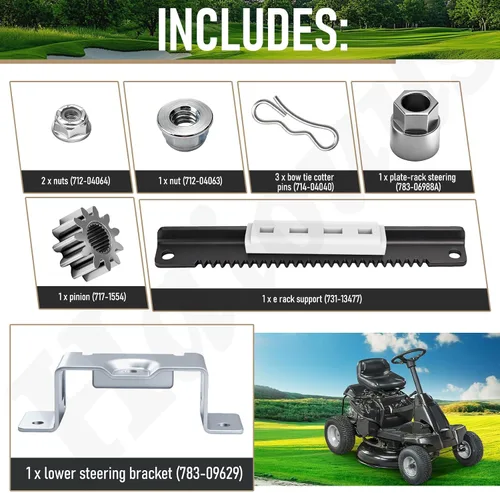 Vista 6 de 753-11064B CR12 Kit de servicio de dirección para cortacéspedes MTD CUB