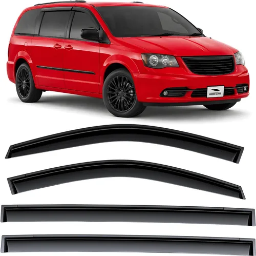 Vista 52 de Voron Glass in-Channel Rain Guards for Chevy Equinox 2018-2024 Para Equinox 18-24