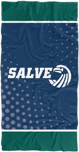 Vista 74 de LOGOVISION Manta Abilene Christian University, 30x60 Logo Dots CottonFront/PolyBackBeachTowel