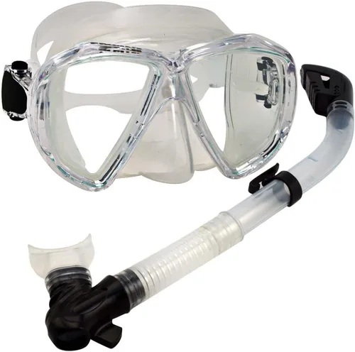 Vista 5 de PROMATE Snorkel Buceo Buceo Seco Máscara de Snorkel Deluxe Gear Set/ SCS0031