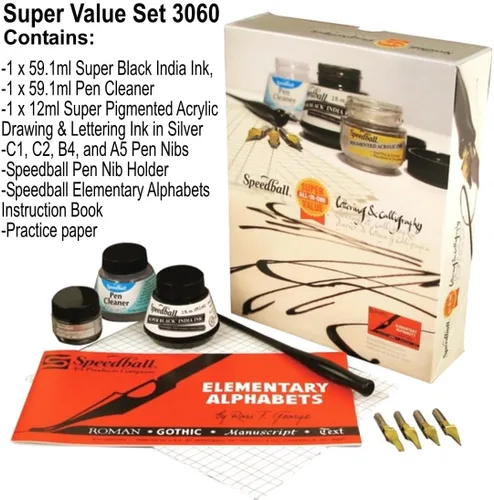 Vista 2 de Speedball Kit de caligrafía de gran valor