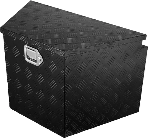 Vista 9 de VEVOR Caja para Lengüeta de Remolque, Cofre de Herramientas de Cajas para Lengüeta de Placa Diamantada de Aleación de Aluminio, Caja
