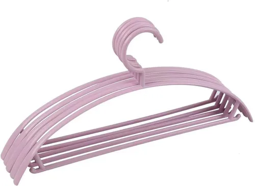 Vista 6 de Perchas de ropa, perchas para suéteres, perchas de armario, perchas resistentes, perchas de ropa antideslizantes, 10 piezas antideslizantes