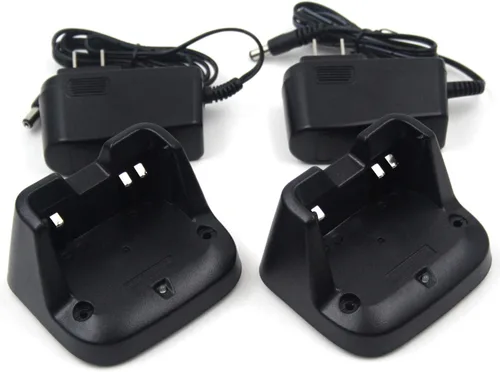 Vista 6 de Paquete de 2 cargadores rápidos BC-193 para ICOM IC-F3001 F3002 F3003 F3101 F3102 F3103 F4001 F4002 F4003 F4101 S70 T70A V8E radio portátil de dos