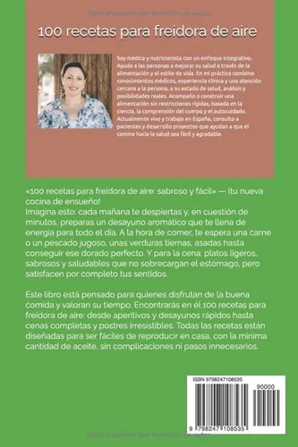 Vista 2 de 100 recetas para freidora de aire sabroso y fácil (Spanish Edition)