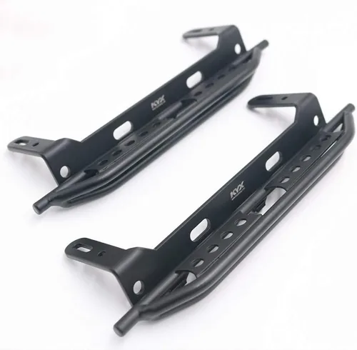 Vista 4 de KYX Estribos de metal para carreras, placa de pie para 1/10 RC Crawler TRX-4 (aleación)