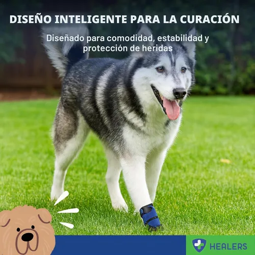 Vista 5 de Healers Botas y vendajes médicos para perros, XS