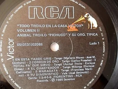 Vista 6 de TODO TROILO EN LA CASA VICTOR VOL II-CAUTIVO-CORDON DE ORO- RCA 1985 VG++EXCELL
