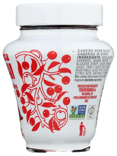 Vista 5 de TOSCHI Cerezas negras en almíbar, 8.8 OZ