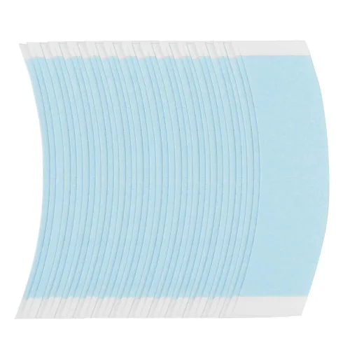 Vista 11 de CREATE BEAUTY 40 tiras de cinta adhesiva de doble cara para peluca, tupé, pieza de cabello
