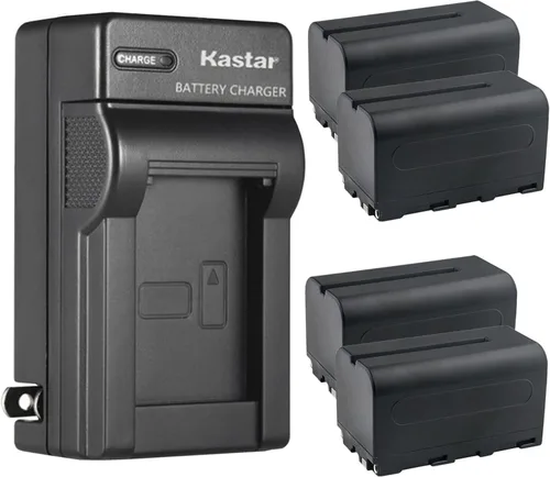 Vista 7 de Kastar Cargador de batería de pared de CA NP-F750 / NP-F770 para FEELWORLD FW568 V2 monitor de campo de cámara réflex digital de 5.5 pulgadas