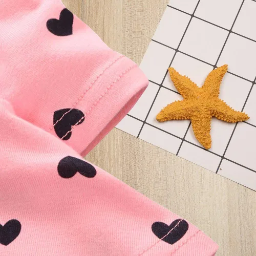 Vista 5 de Conjunto de ropa de bebé para niña, 2 piezas, camisetas y pantalones de manga larga
