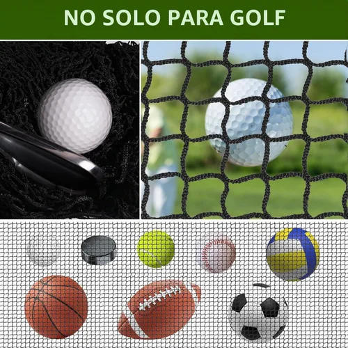 Vista 3 de NQB Golf Practice Net, Heavy Duty Hitting Net for Backyard, Garage Training