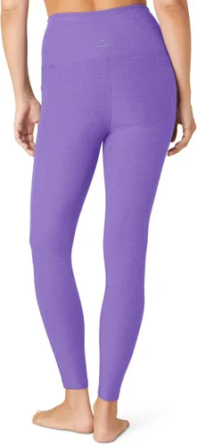 Vista 3 de Beyond Yoga Spacedye - Leggings midi de cintura alta para mujer